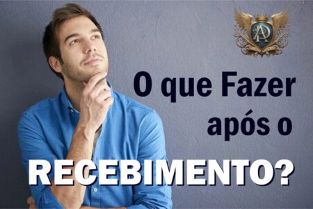 O que fazer após o RECEBIMENTO?